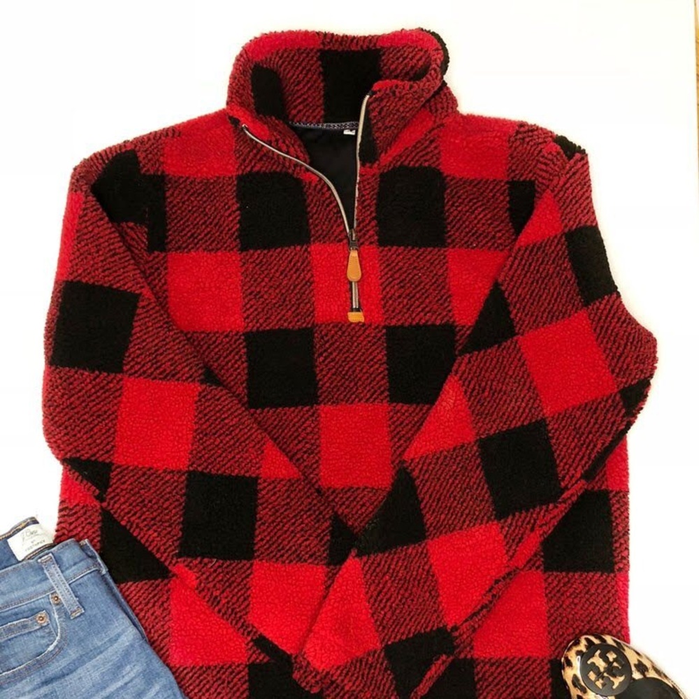 Buffalo plaid Sherpas